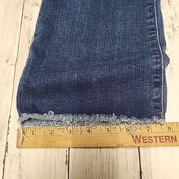 Madewell Cali Demi-Boot Jeans Kick Flare Crop Fleetwood Wash Size 28 - Picture 9 of 12